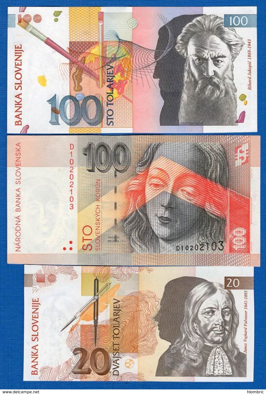 Slovaquie  1  Billets  +  2  Billets   Slovenie - Slovakia