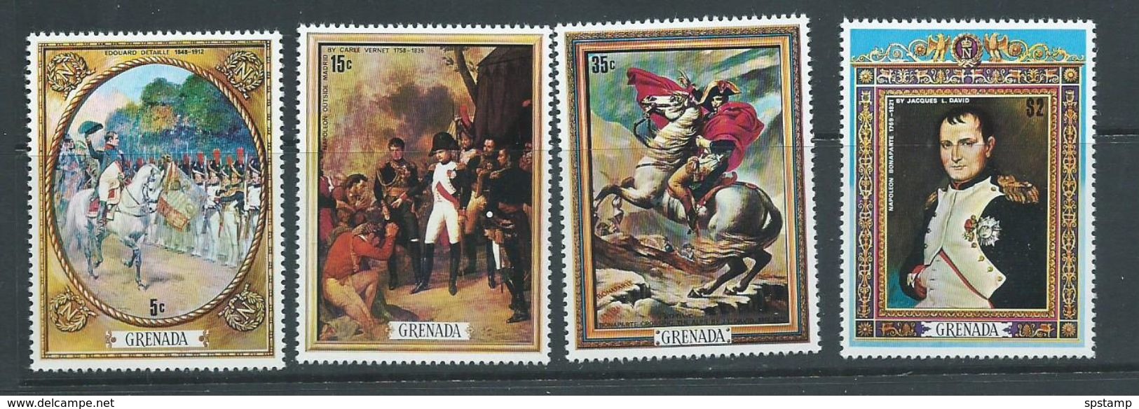 Grenada 1971 Napoleon Bonaparte Anniversary Set Of 4 MNH - Grenada (...-1974)