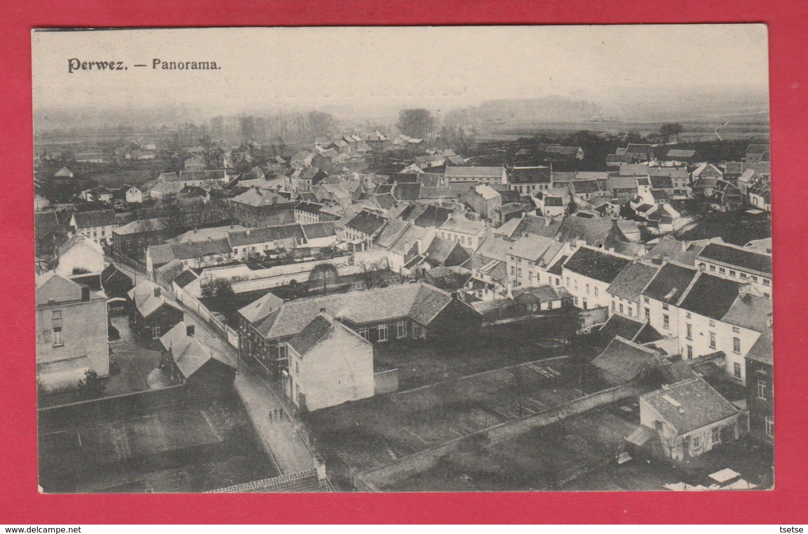 Perwez - Jolie Panorama ... De La Commune - 1922  ( Voir Verso ) - Perwez
