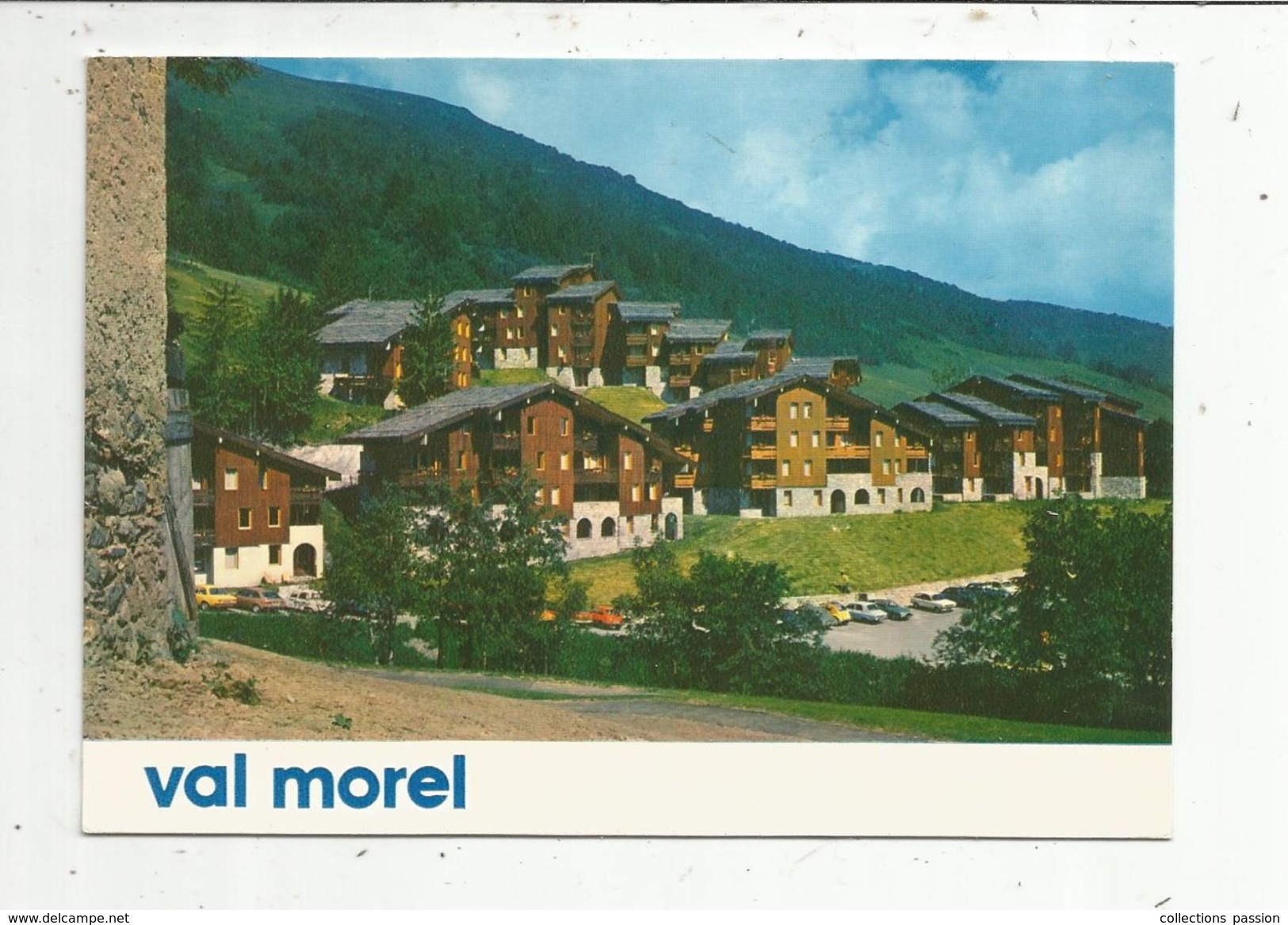 Cp, 73 , VAL MOREL , VALMOREL , Vue Partielle De La Station , Voyagée 1988 , Ed : Combier - Valmorel