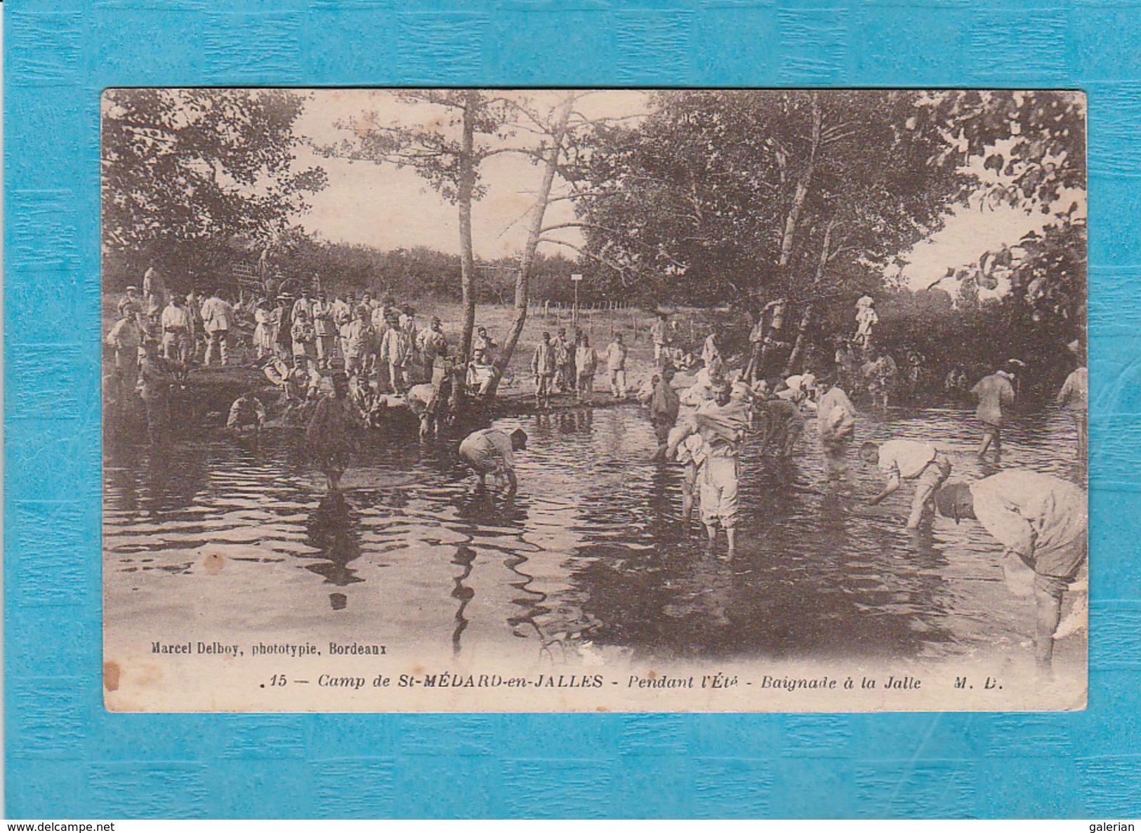 Camp De Saint-Médard-en-Jalles. - Pendant L'Été - Baignade à La Jalle. - Altri & Non Classificati