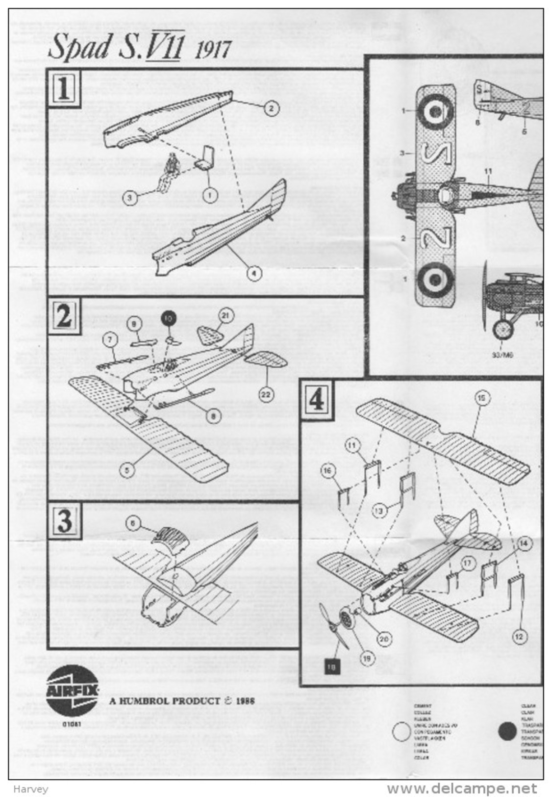 SPAD VII, Airfix1/72e - Avions