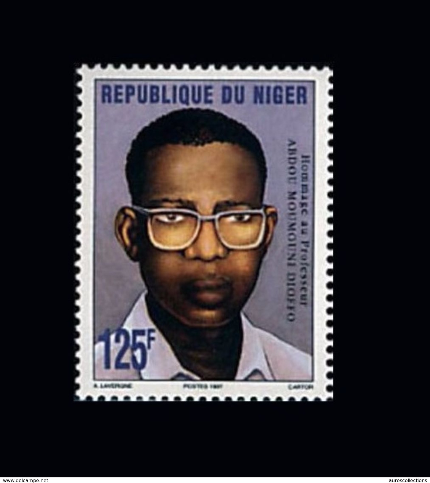 ¤NEW YEAR SALE¤ NIGER 1997 1998 YT 946 Mi 1476 Professor Professeur DIOFFO  MNH VERY RARE (MICHEL VALUE 150 EUR) - Niger (1960-...)