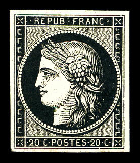 ** N°3, 20c Noir Sur Jaune, Fraîcheur Postale, SUP (signé Brun/certificat)   Qualité: ** - 1849-1850 Cérès