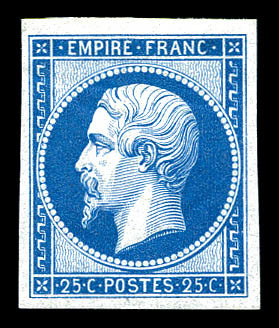 * N°15c, 15c Bleu, Impression De 1862. TTB (certificat)   Qualité: *   Cote: 600 Euros - 1853-1860 Napoléon III.