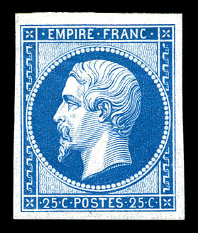 * N°15c, 15c Bleu, Impression De 1862. TTB (certificat)   Qualité: *   Cote: 600 Euros - 1853-1860 Napoleone III