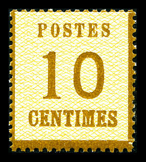 ** N°5, 10c Bistre-brun, Fraîcheur Postale (certificat)   Qualité: ** - Autres & Non Classés