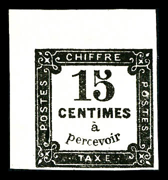 ** N°4, 15c Noir Type II Coin De Feuille. SUP (certificat)   Qualité: ** - 1859-1959 Oblitérés