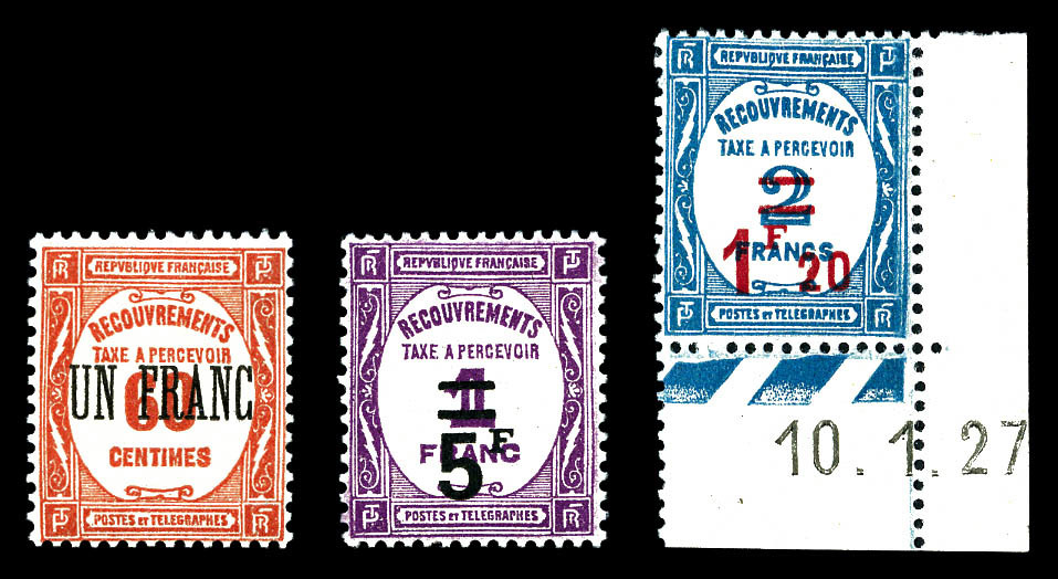 ** N°63/65, Série De 1929, Les 3 Valeurs TB (certificat)   Qualité: **   Cote: 395 Euros - 1859-1959 Oblitérés