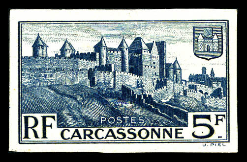 ** N°392a, 5f Carcassonne. TB (certificat)   Qualité: **   Cote: 750 Euros - Non Classés