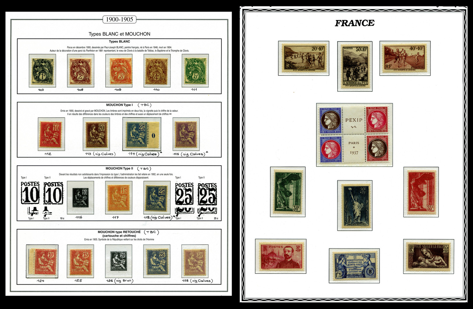 N 1900/1962 Poste, PA, Préo: Collection En 3 Albums, Timbres En Majorité **, De Bonnes Valeurs Dont Mouchons, Blocs De Q - Sammlungen