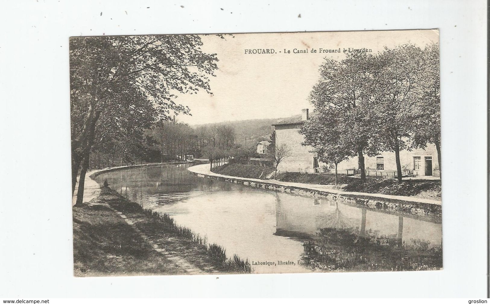 FROUARD LE CANAL DE FROUARD A LIVERDUN 1916 - Frouard