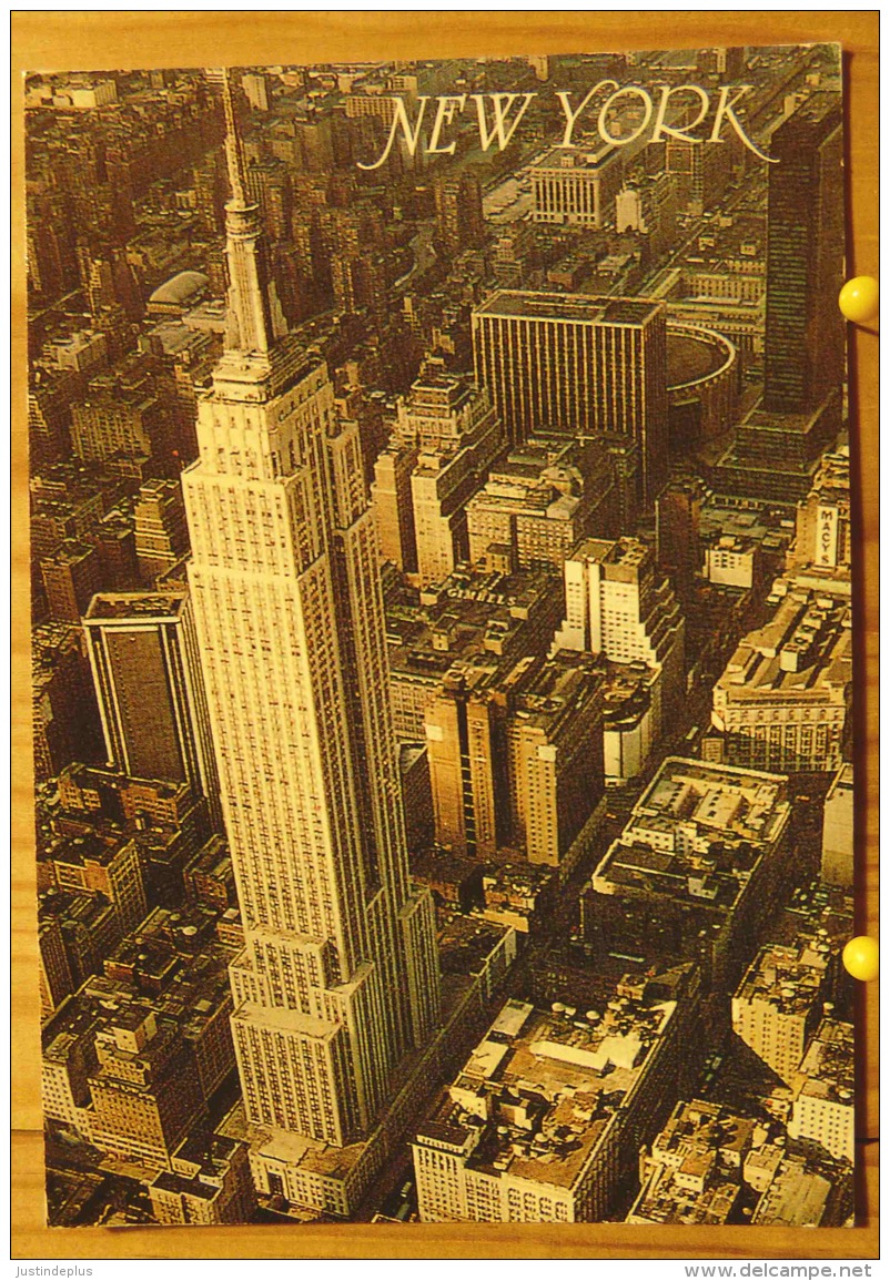 NEW YORK EMIRE STATE BUILDING VUE AERIENNE  TIMBRE JACQUELINE COCHRAN 50 CENTCAN R/V - Empire State Building