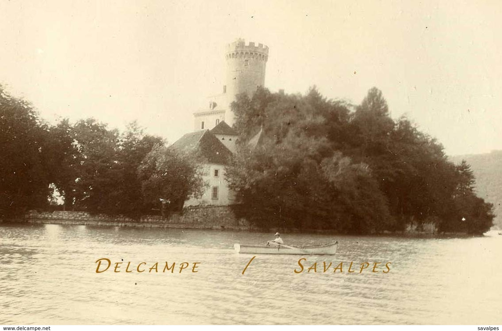 Haute-Savoie Lac Annecy - DUINGT Vers 1900, Le Château - 2 Photos Originales - Voir Scans - Places