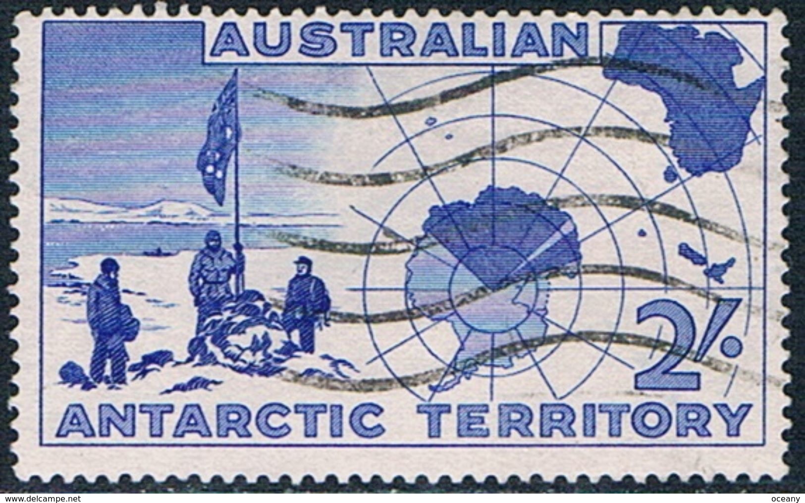 Territoire Antarctique Australien - Exploration Antarctique 1 (année 1957) Oblit. - Oblitérés