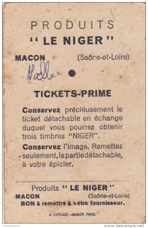 Chromo/tickets-prime - Produits Le Niger, Macon - Pianiste - Autres & Non Classés