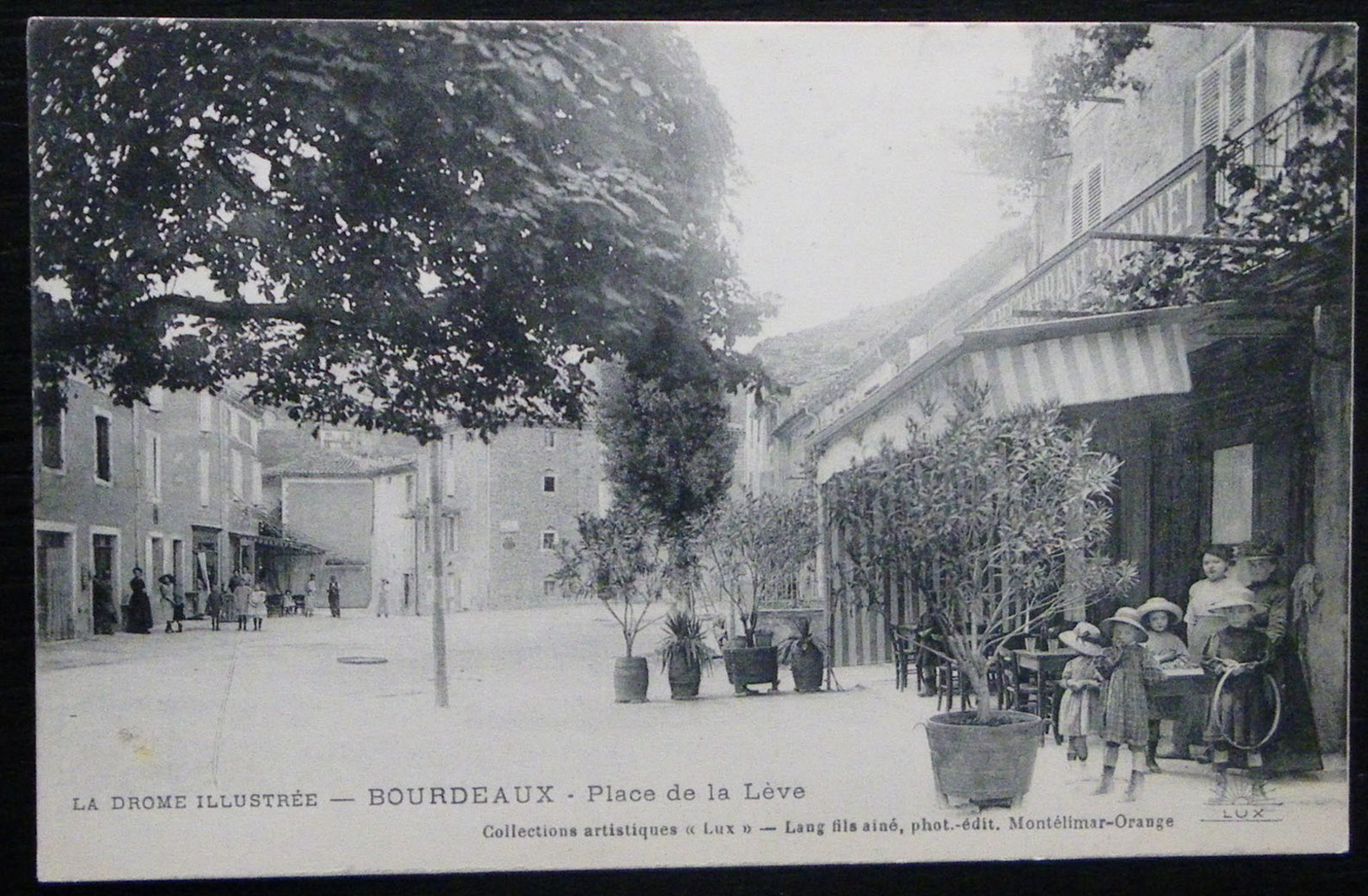 CPA BOURDEAUX PLACE DE LA LEVE - Autres & Non Classés