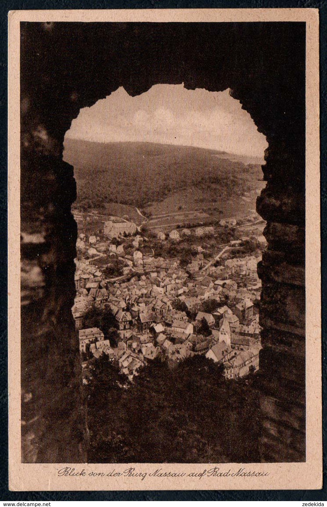 A9925 - Bad Nassau - Blick Von Der Burg - Wilhelm Knoth - Gel - Frauenstein (Erzgeb.)