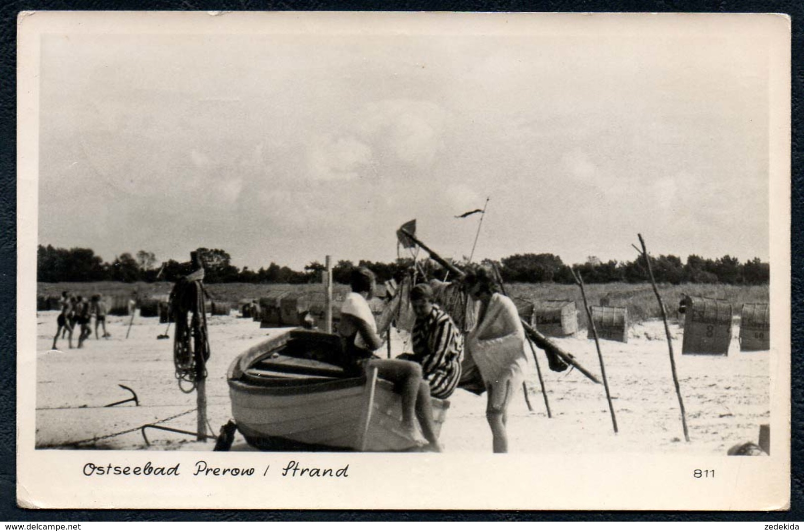 A9927 - Prerow - Strand - Likitra - Gel 1955 - Fischland/Darss