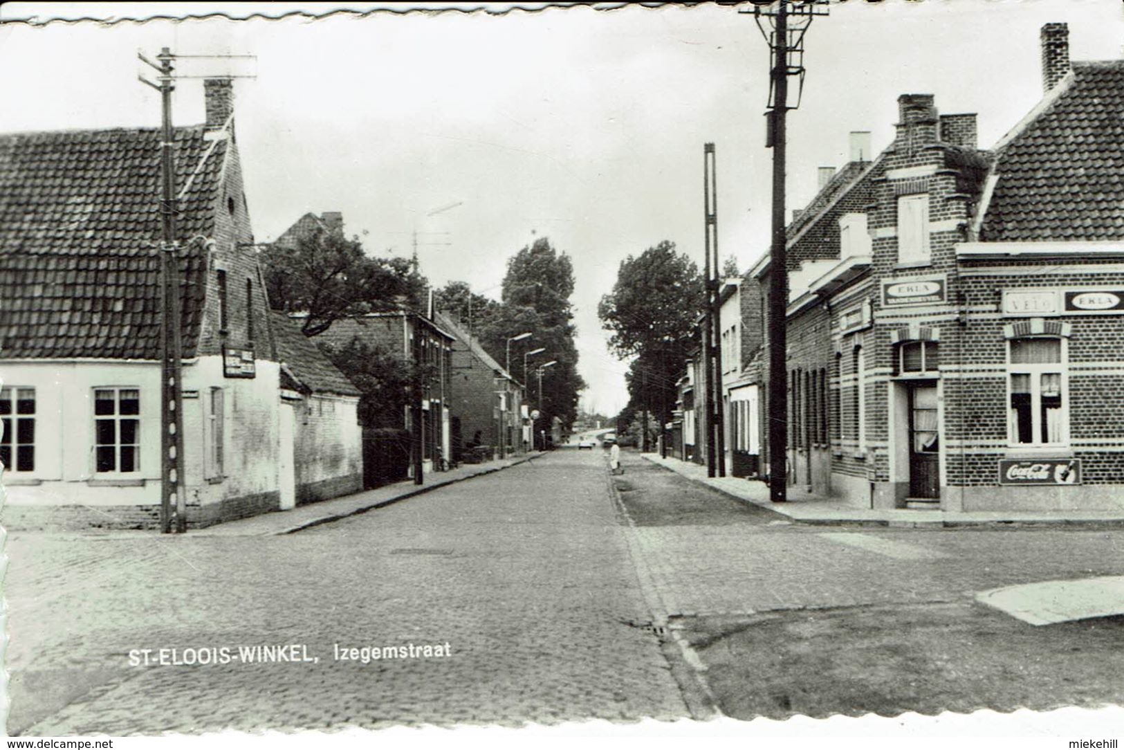 ST-ELOOIS-WINKEL-PUBLICITE EKLA-VANDENHEUVEL-BIERE-COCA-COLA-IZEGEMSTRAAT - Ledegem