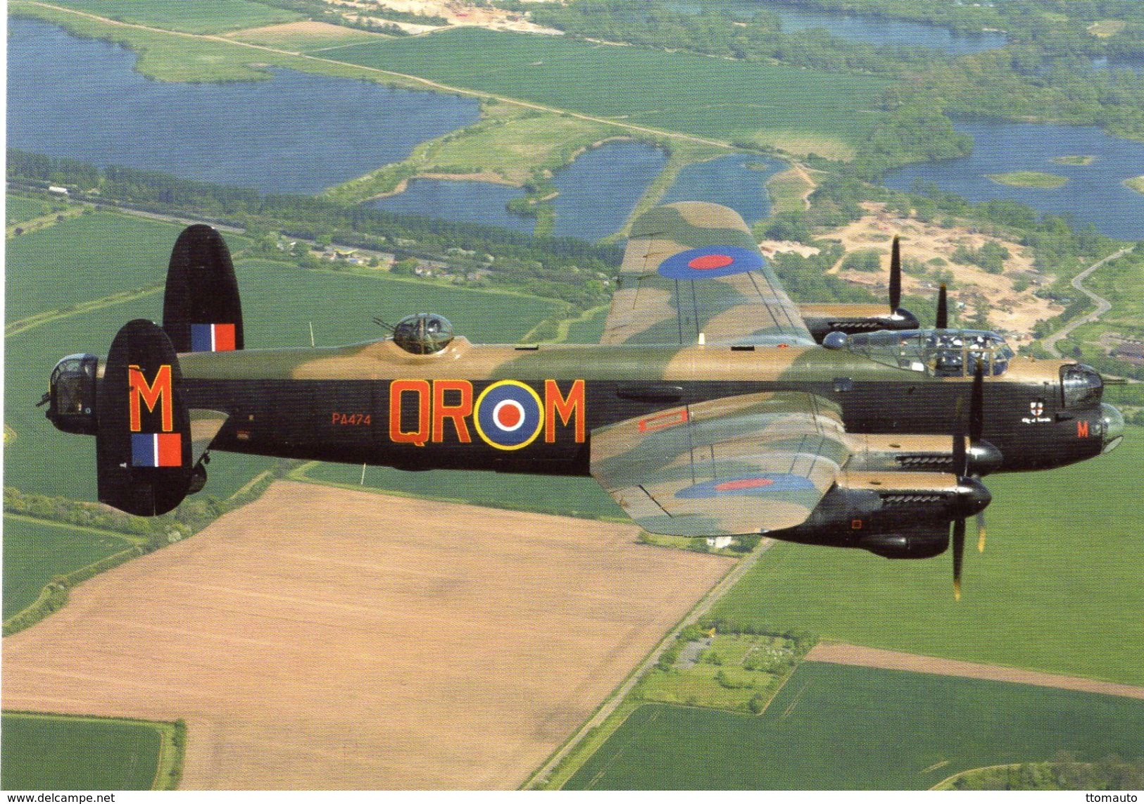 Avro Lancaster PA474 'City Of Lincoln'  -  CPM - 1939-1945: 2ème Guerre