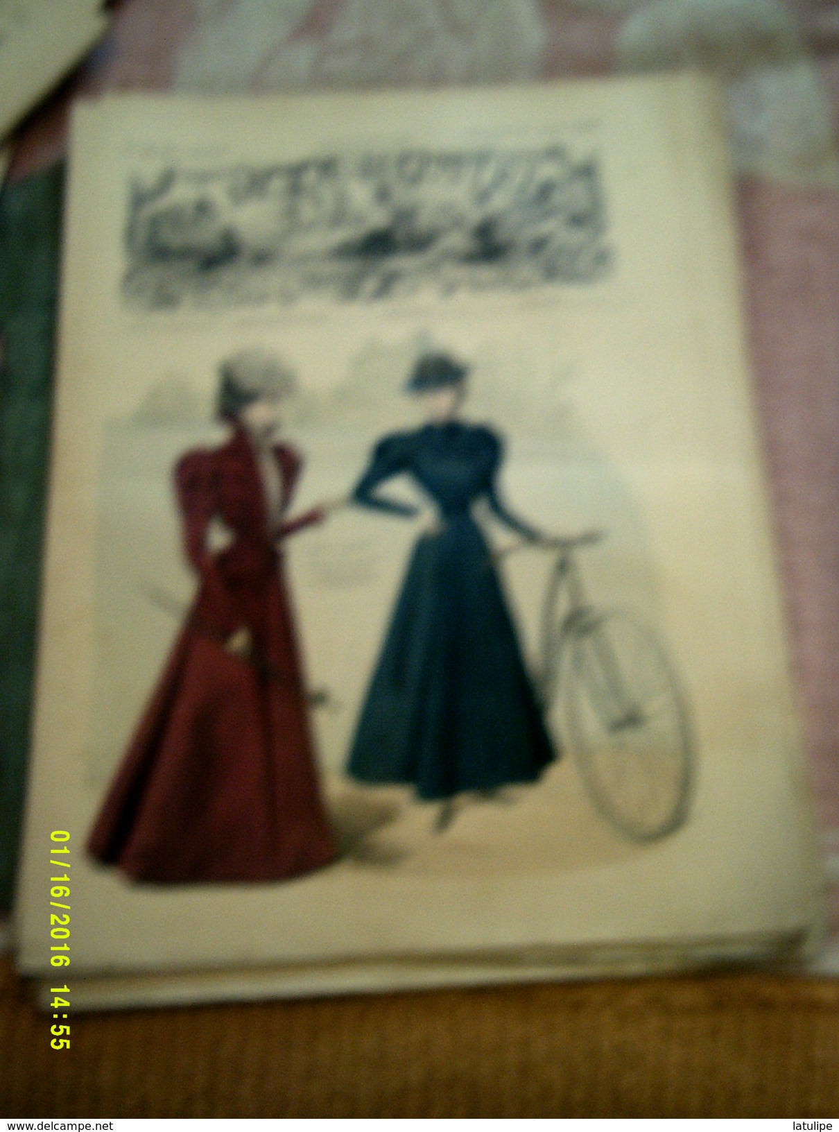 Journal De Famille La Mode Illustrée No 44 ( Avec  Patrons ) De 38em Année  31 Oct  1897 _6 Pages - Mode