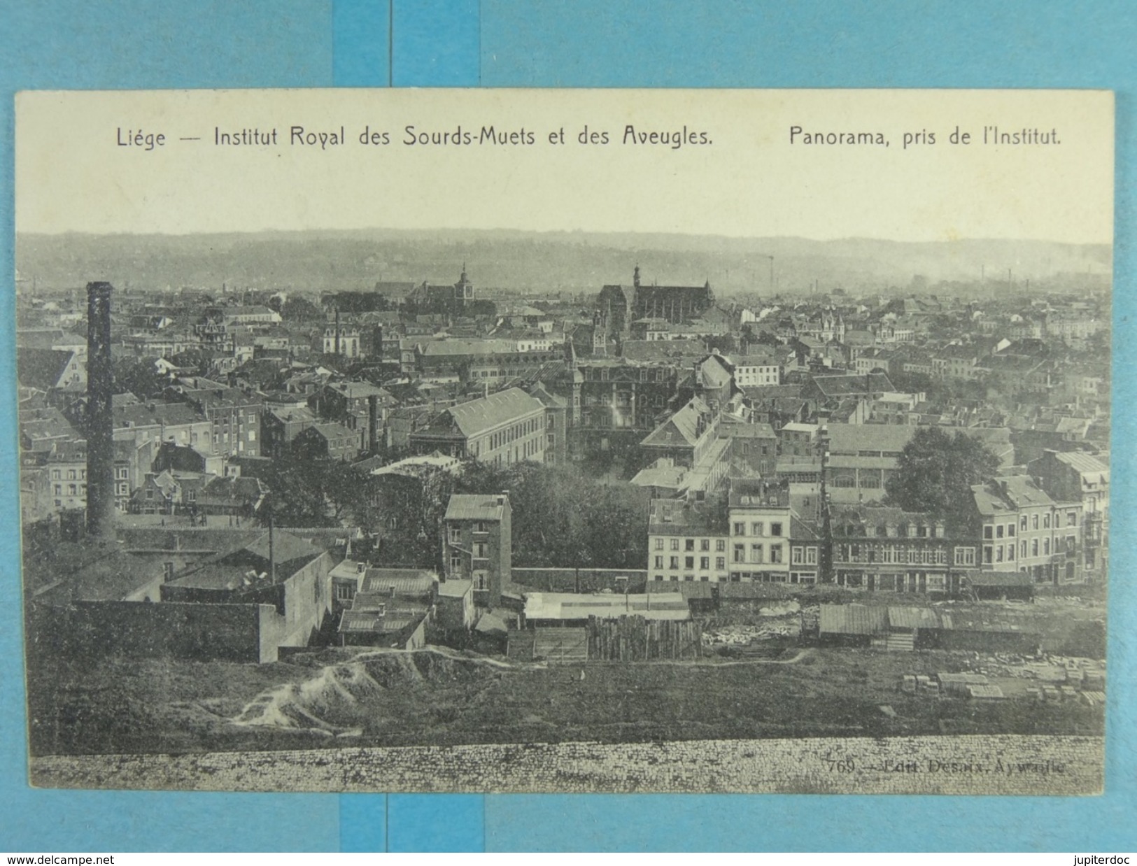 Liège Institut Royal Des Sourds-Muets Et Des Aveugles Panorama, Pris De L'Institut - Liege