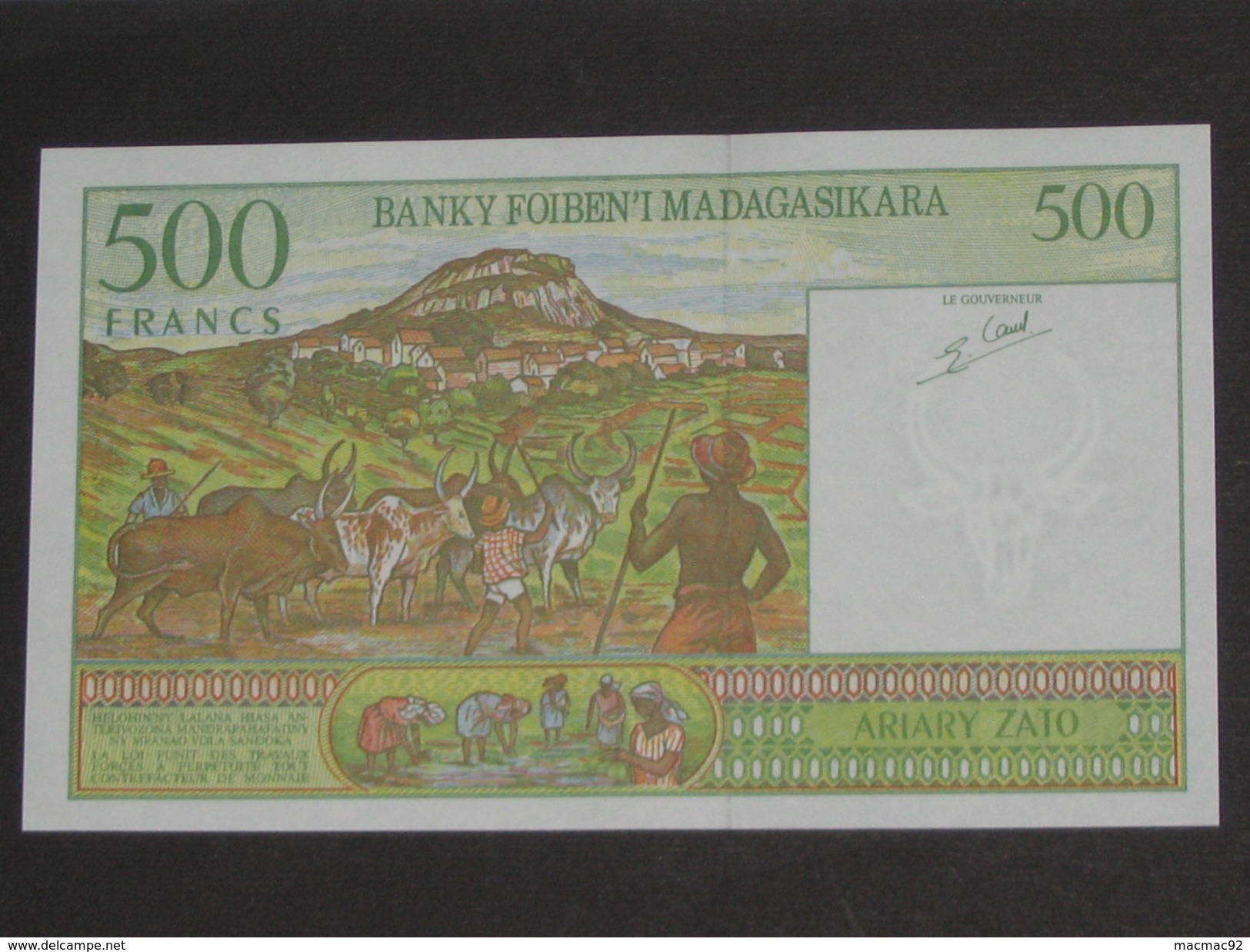 500 Francs 1994 - Ariary  Zato - MADAGASCAR **** EN ACHAT IMMEDIAT **** Proche Du Neuf !!!!!!! - Madagascar