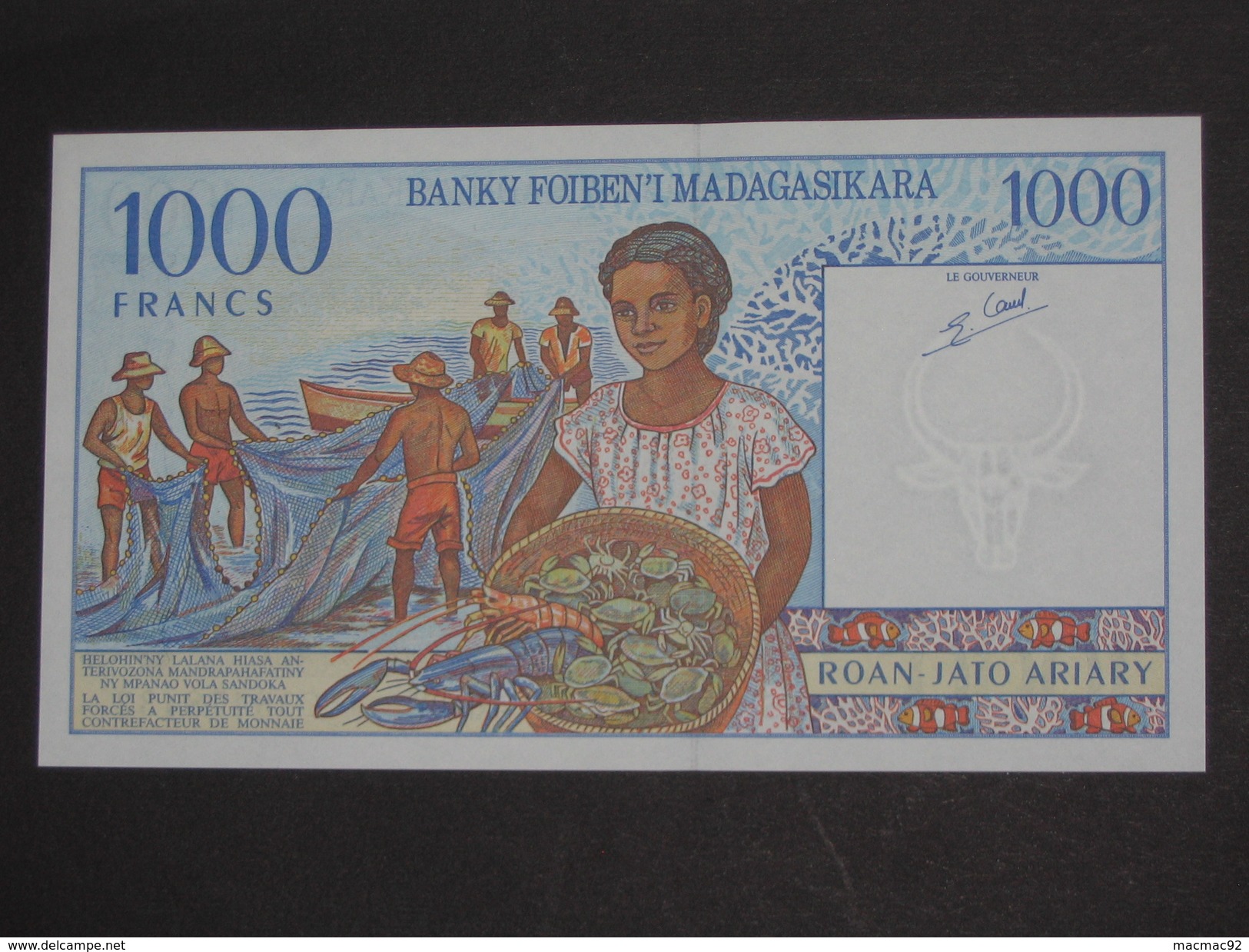 1000 Francs 1994 - Ariary  Zato - MADAGASCAR  **** EN ACHAT IMMEDIAT ****  Billet NEUF !!!!! - Madagascar