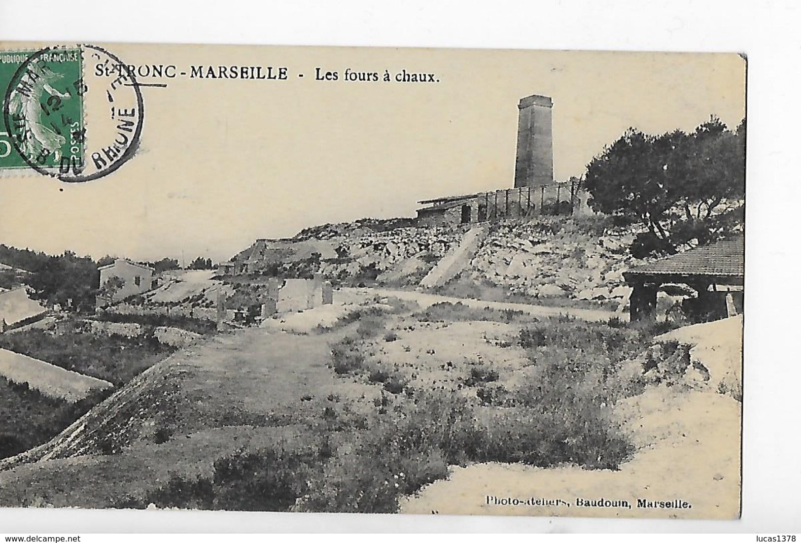 13 / MARSEILLE / TRONC / LES FOURS A CHAUX / RARE ++ - Timone, Baille, Pont De Vivaux