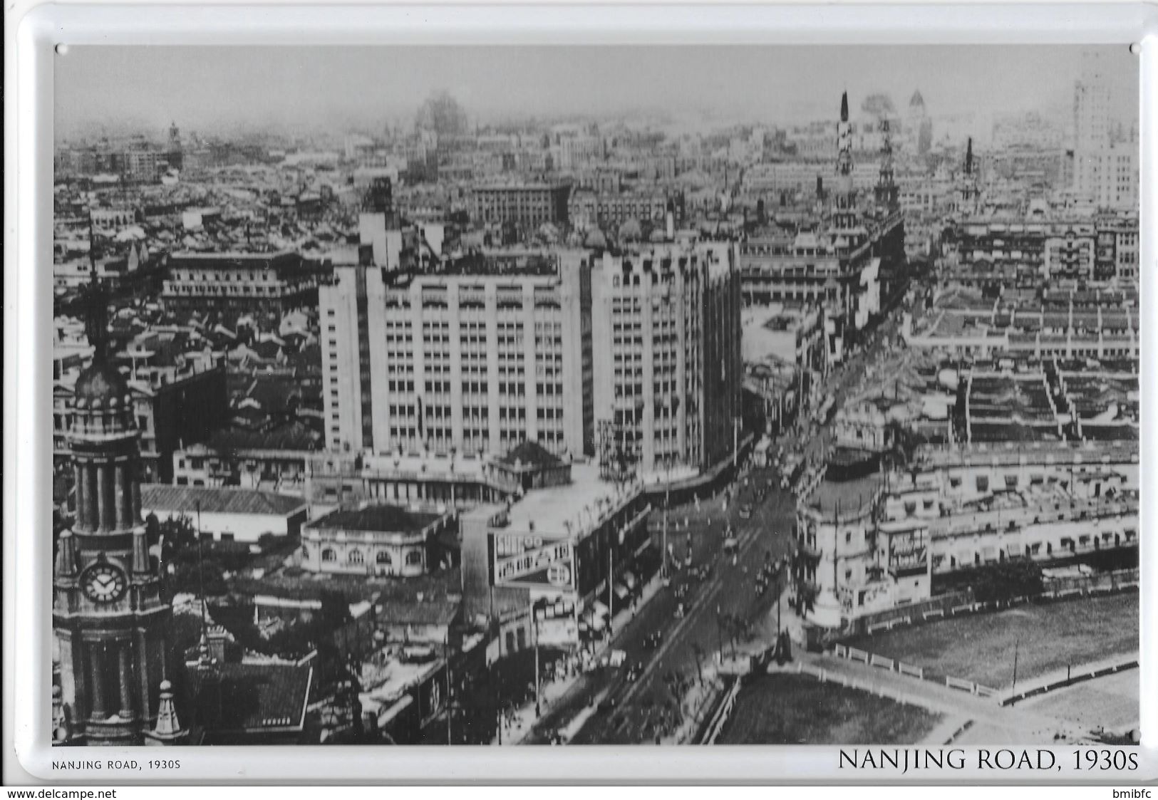 Plaque En Tôle NANJING ROAD, 1930s - Plaques En Tôle (après 1960)