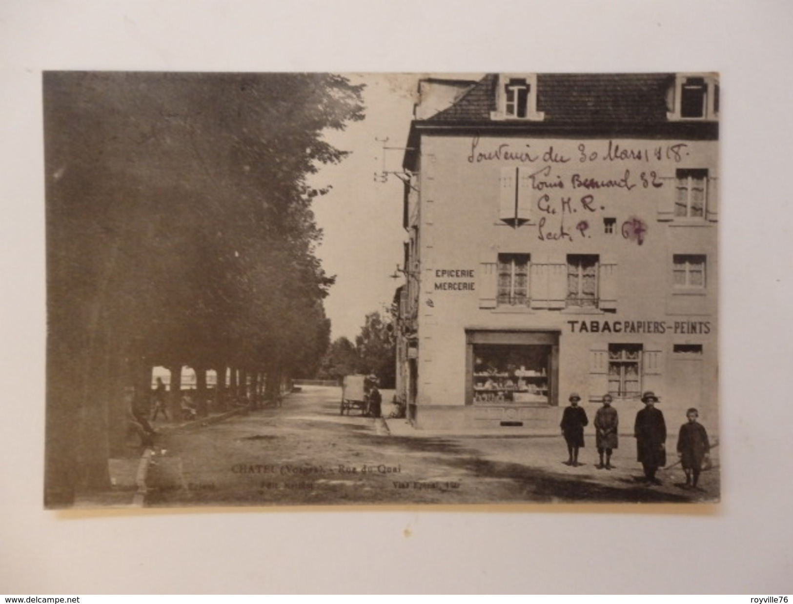 Chatel, Rue Du Quai. - Chatel Sur Moselle