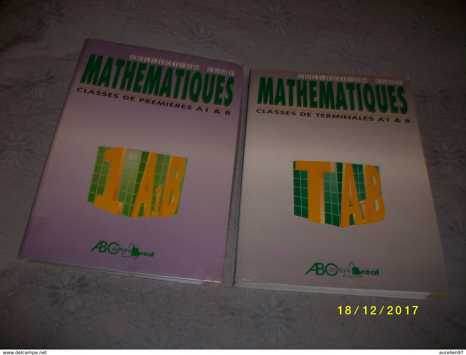 2 Livres De Mathématiques - 18 Ans Et Plus