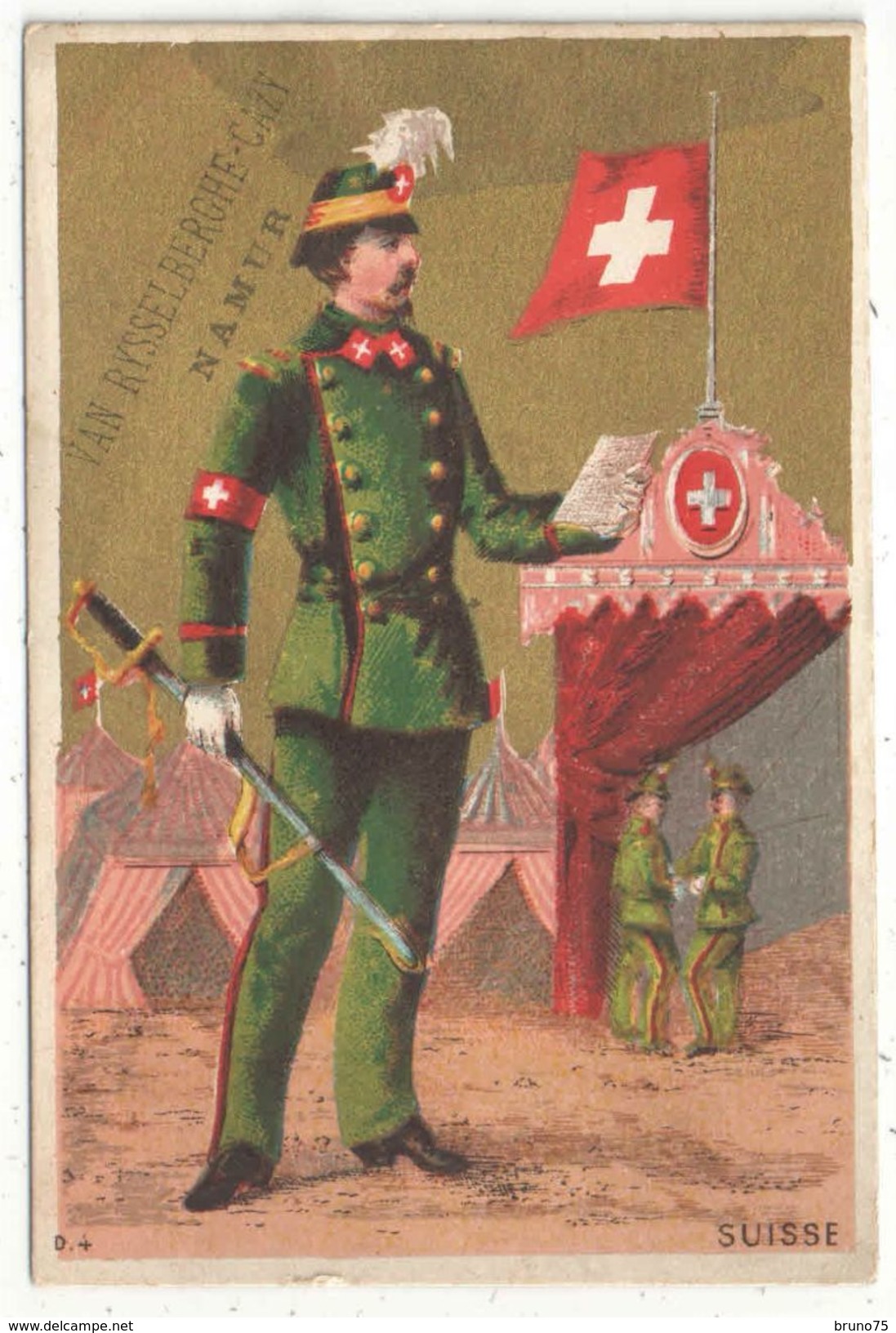 VAN RYSSELBERGHE-CAZY - Namur - SUISSE - Militaire - Uniforme - Autres & Non Classés