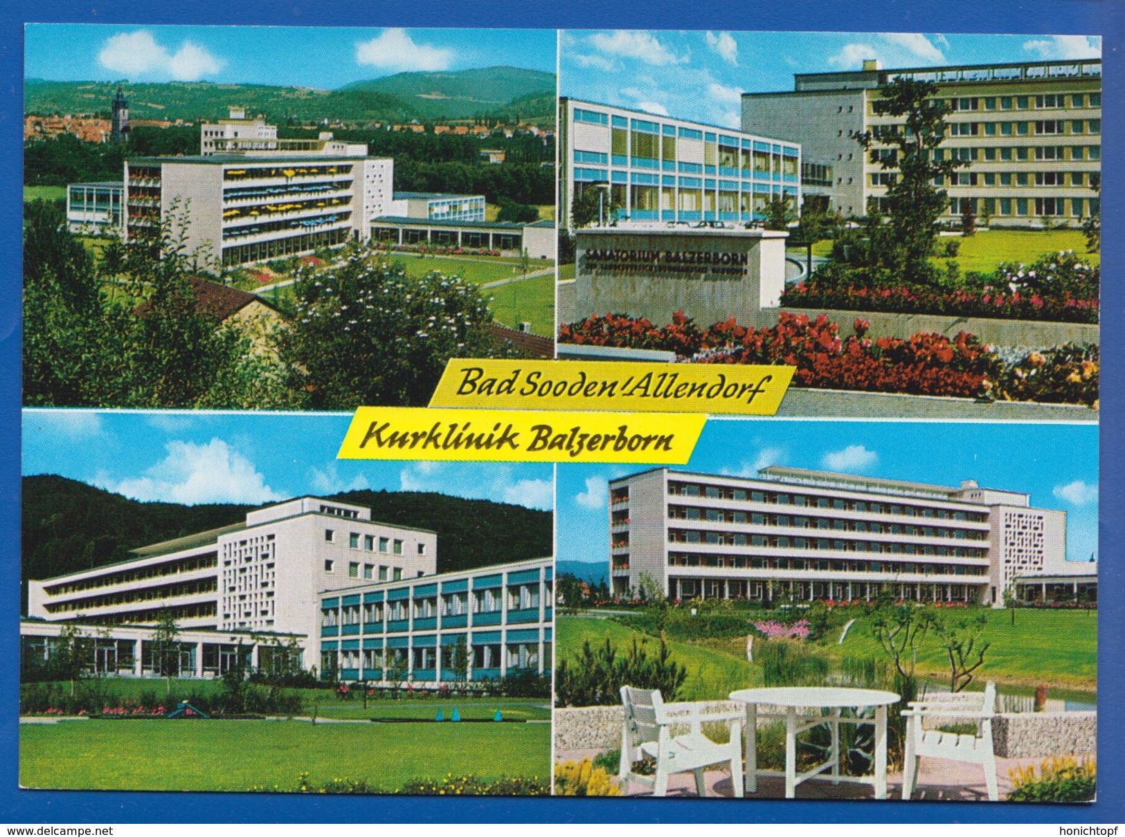 Deutschland; Bad Sooden Allendorf; Multibildkarte Kurklinik Balzerborn - Bad Sooden-Allendorf