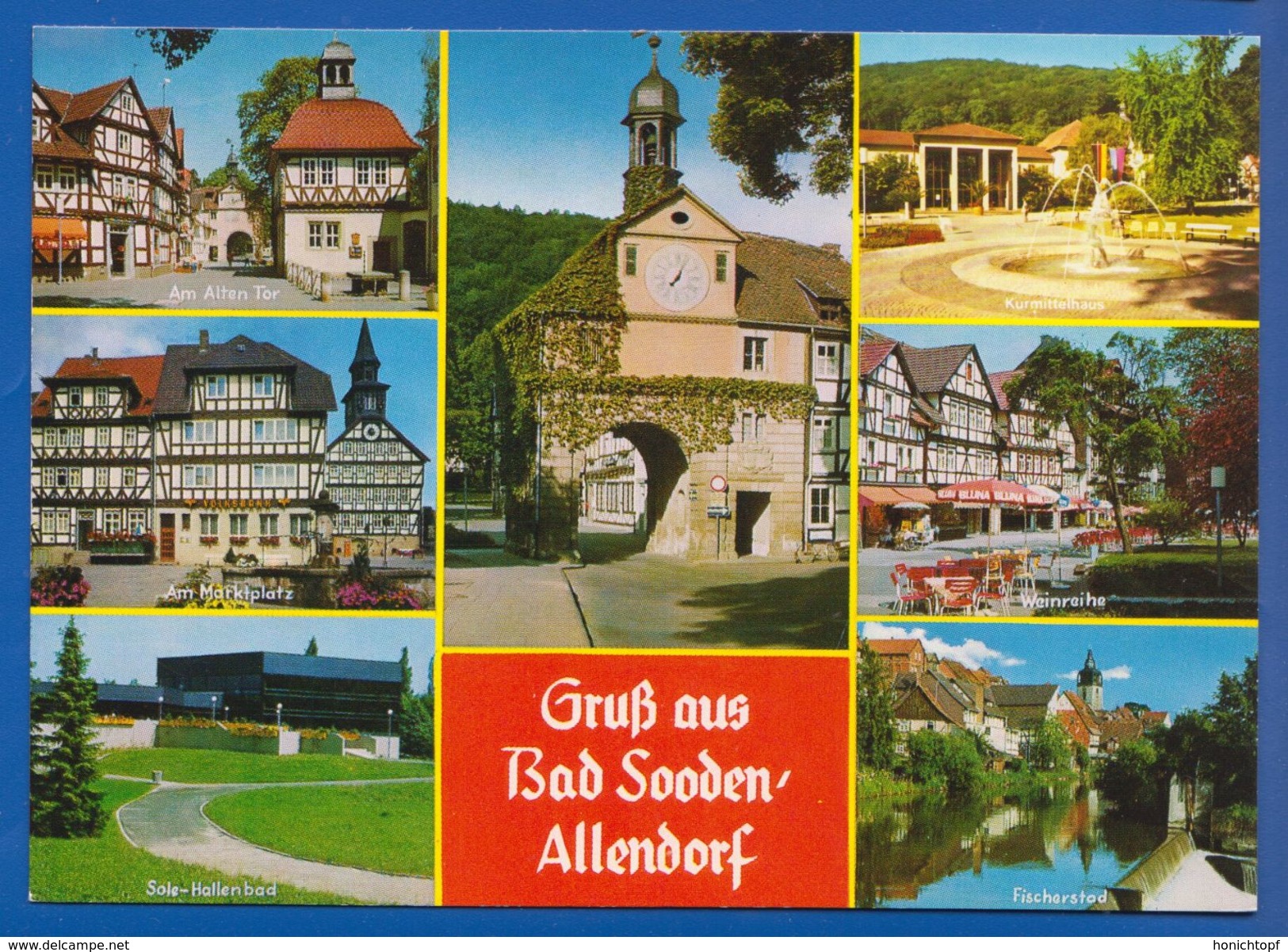 Deutschland; Bad Sooden Allendorf; Multibildkarte - Bad Sooden-Allendorf