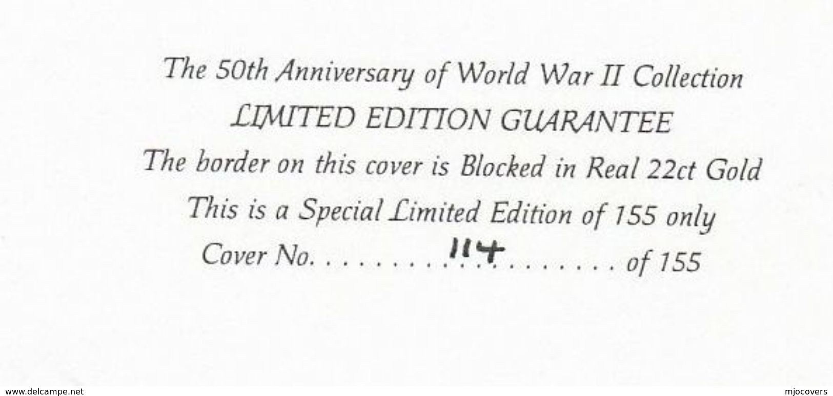 1995 GB Very Ltd EDITION COVER Anniv BODENPLATTE RAID BELGIUM WWII British Forces Event Aviation Stamps Churchill - WW2