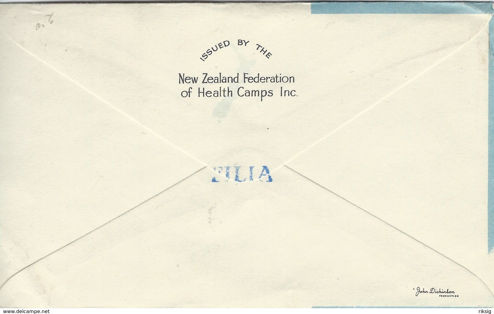 Health Stamps. New Zealand. Cover Sent To United States. H-1239 - Andere & Zonder Classificatie