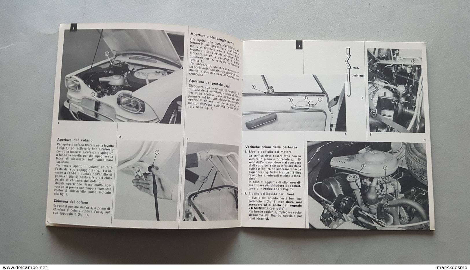 Citroën AMI 6 1961 Manuale Uso Manutenzione Originale Auto - Genuine Factory Car Owner's Manual - Voitures