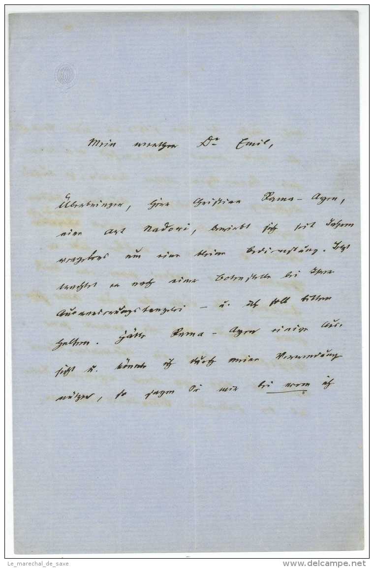 HELLER, Robert (Großdrebnitz 1814 &ndash; Hamburg 1871). Journalist, Schriftsteller Und Publizist. Indien Nadori - Historische Documenten