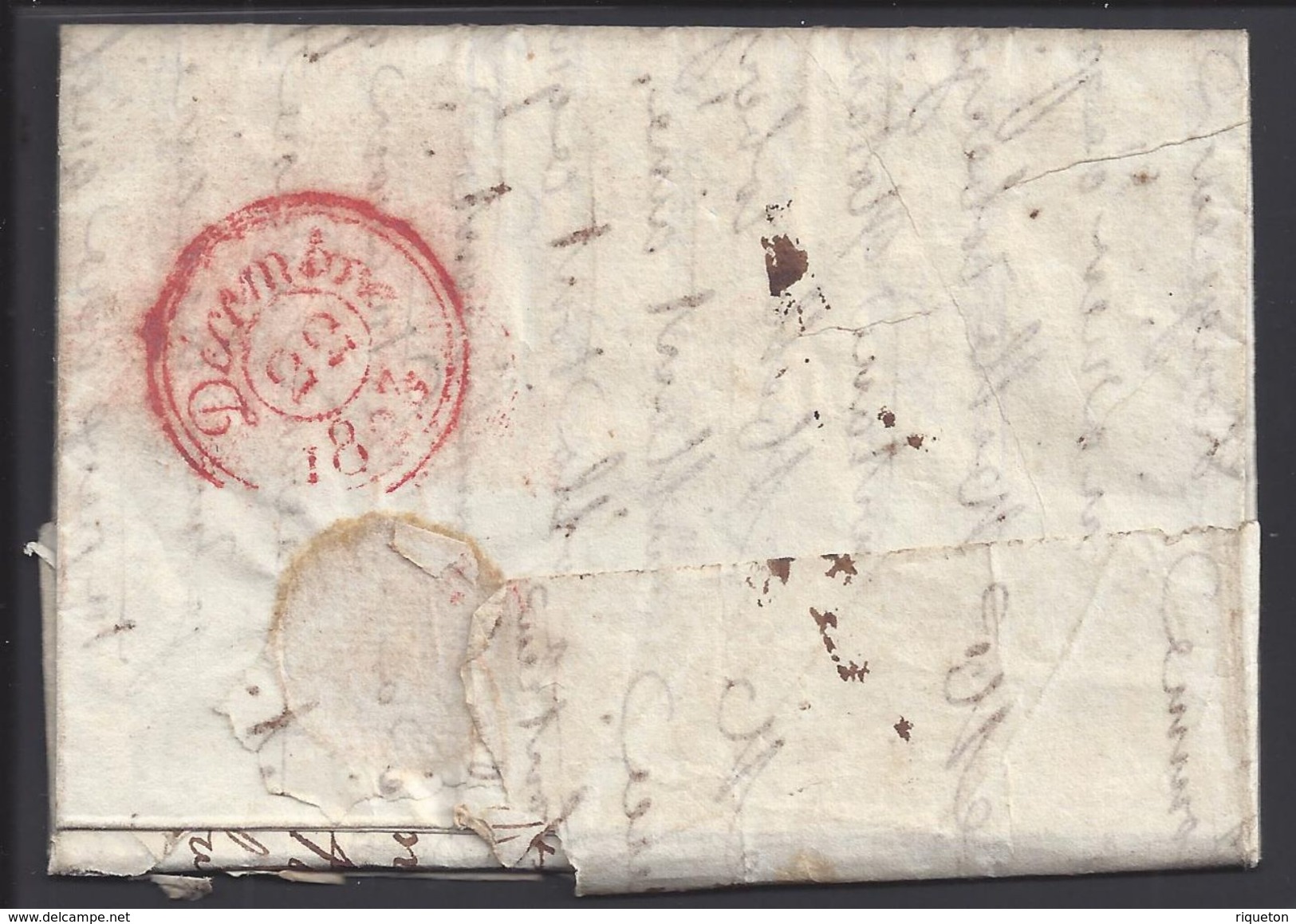 FR - Lettre De Macon Du 19 Décembre 1823 En Port Dû, Taxe Manuscrite 6 Décimes, Pour Paris - B/TB - - 1801-1848: Précurseurs XIX