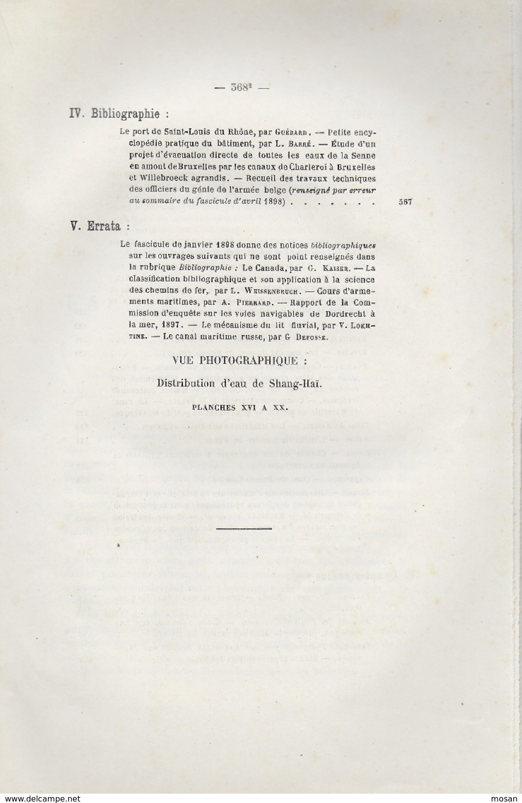 Annales Es Travaux Publics De Belgique. 1898. - 1801-1900