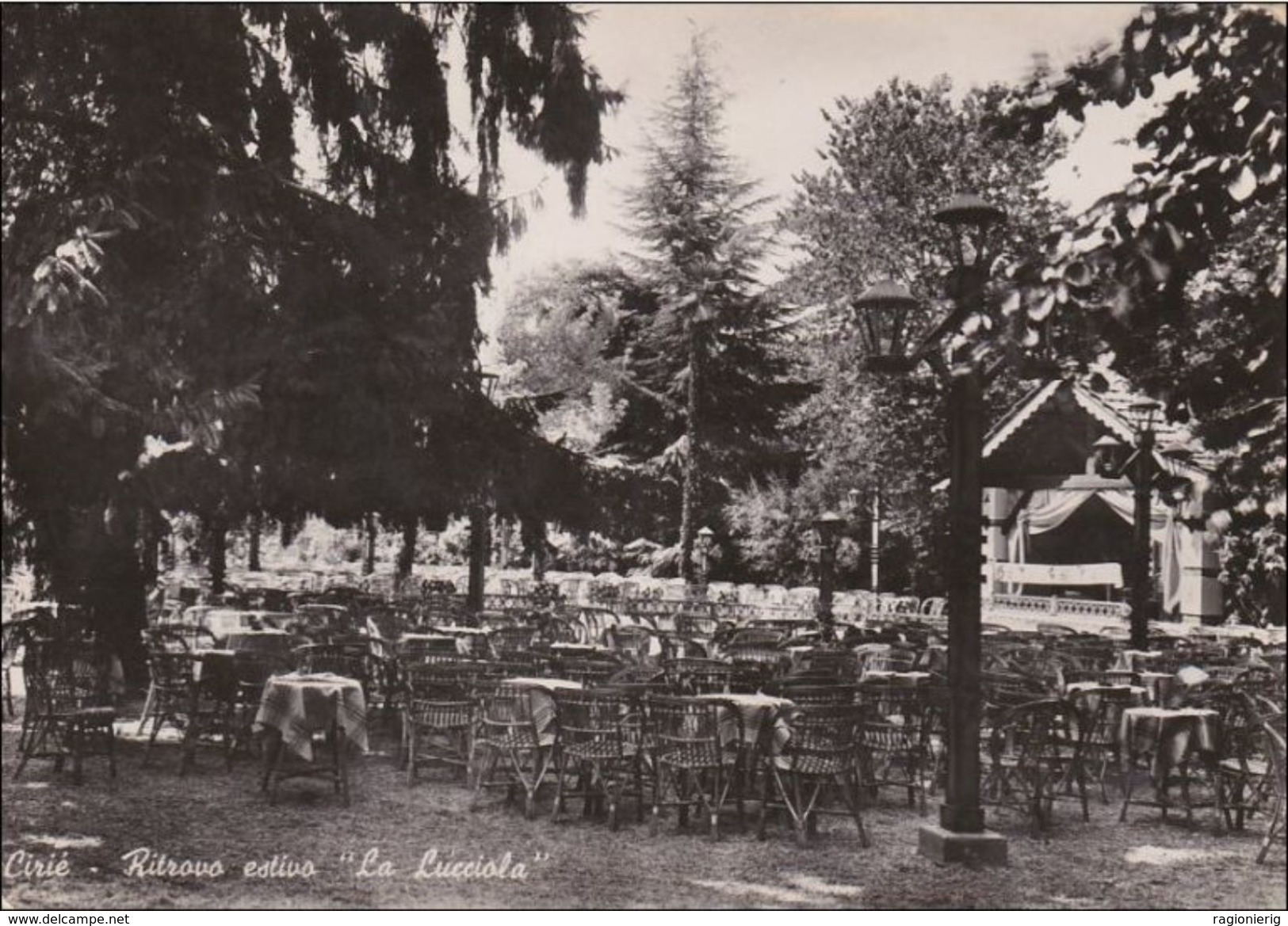 TORINO - Ciriè - Ritrovo Estivo Dancing La Lucciola - 1953 - Bars, Hotels & Restaurants