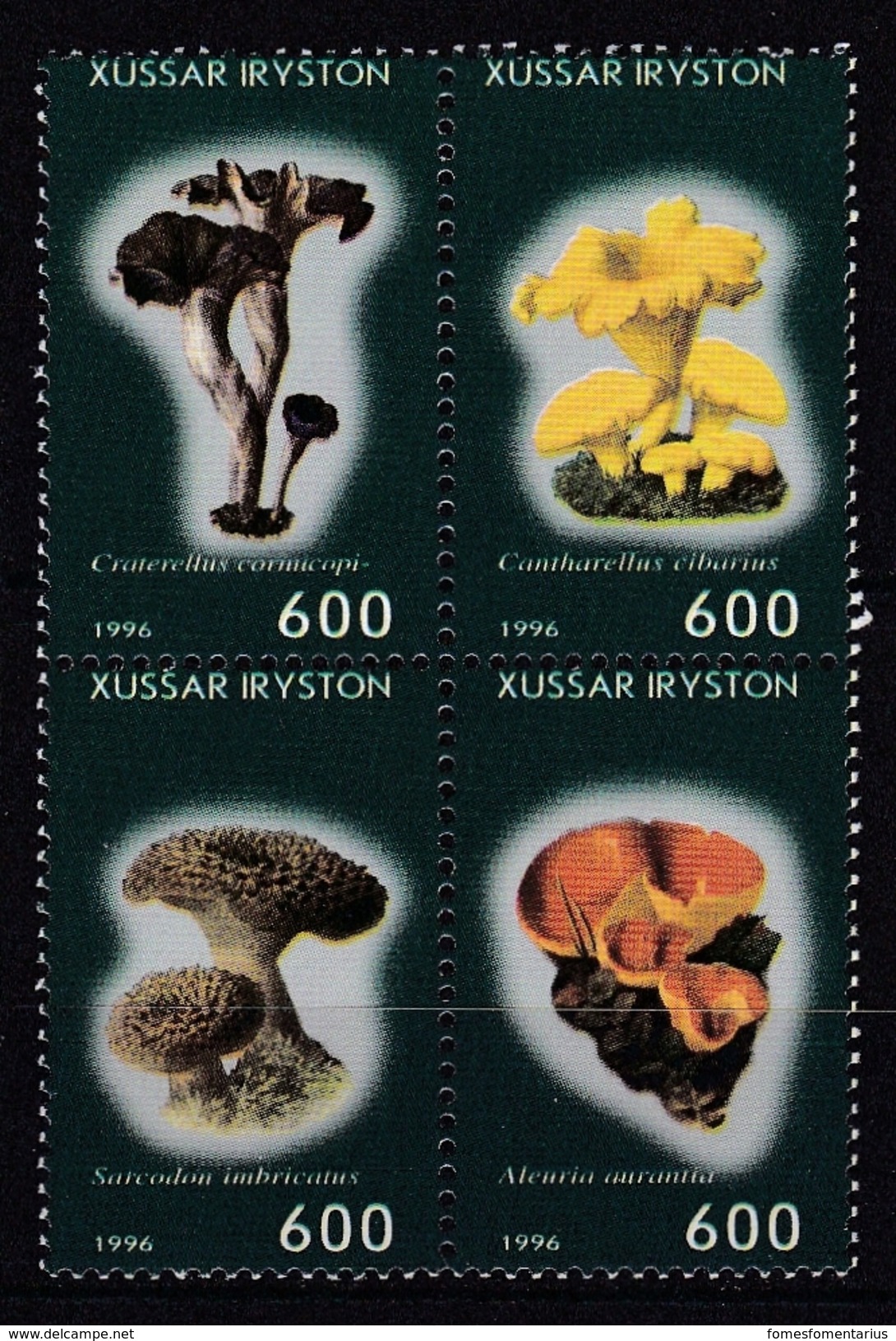 Feuillet De 4 Timbres Neufs Champignon Champignons Mushroom Setas Pilze - Champignons