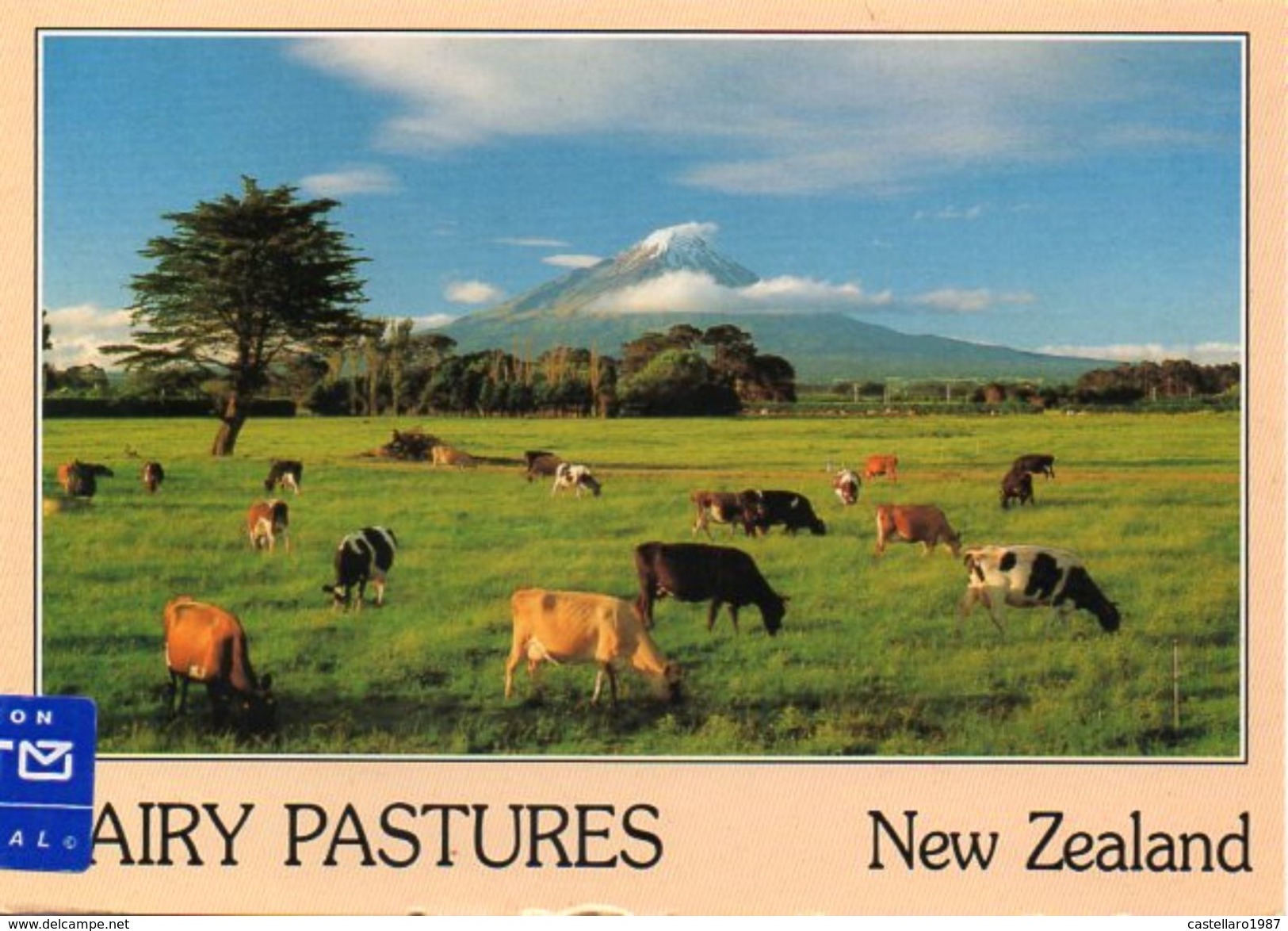 New Zealand - Mont Taranaki - Cm. 16,3 X 11,5 - Nuova Zelanda