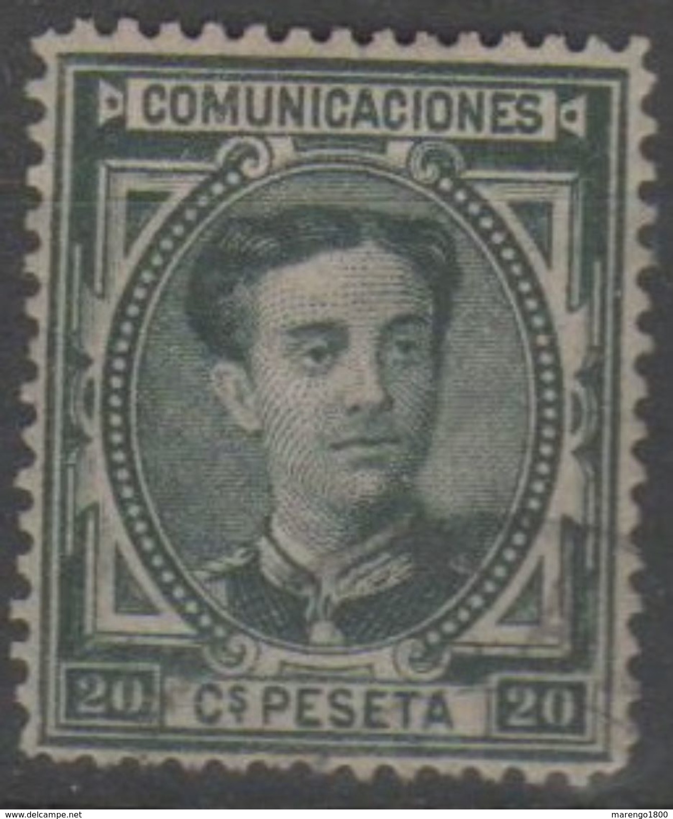 Spagna 1876 - Alfonso XII 20 C. - Usati