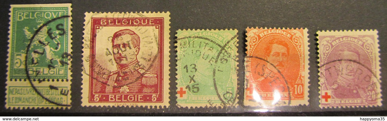 Belgien Mix Set Stamps Of Belgium Belgique Bélgica Belgio België Small Selection Of Fine Used 960 - 1866-1867 Petit Lion (Kleiner Löwe)