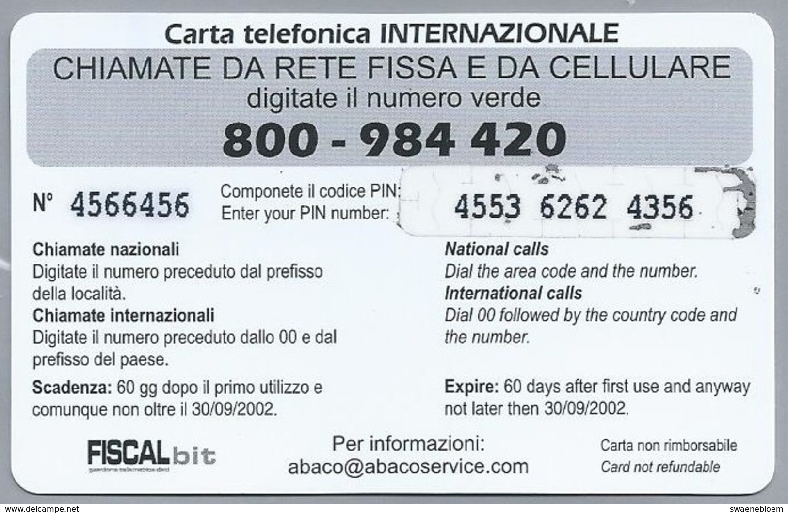 IT.- Telefoonkaart. PHONECARD. - € 5,16. LIRE 10.000. JET CARD. Carte Telefonica INTERNAZIONALE.. 2 Scans - Avions