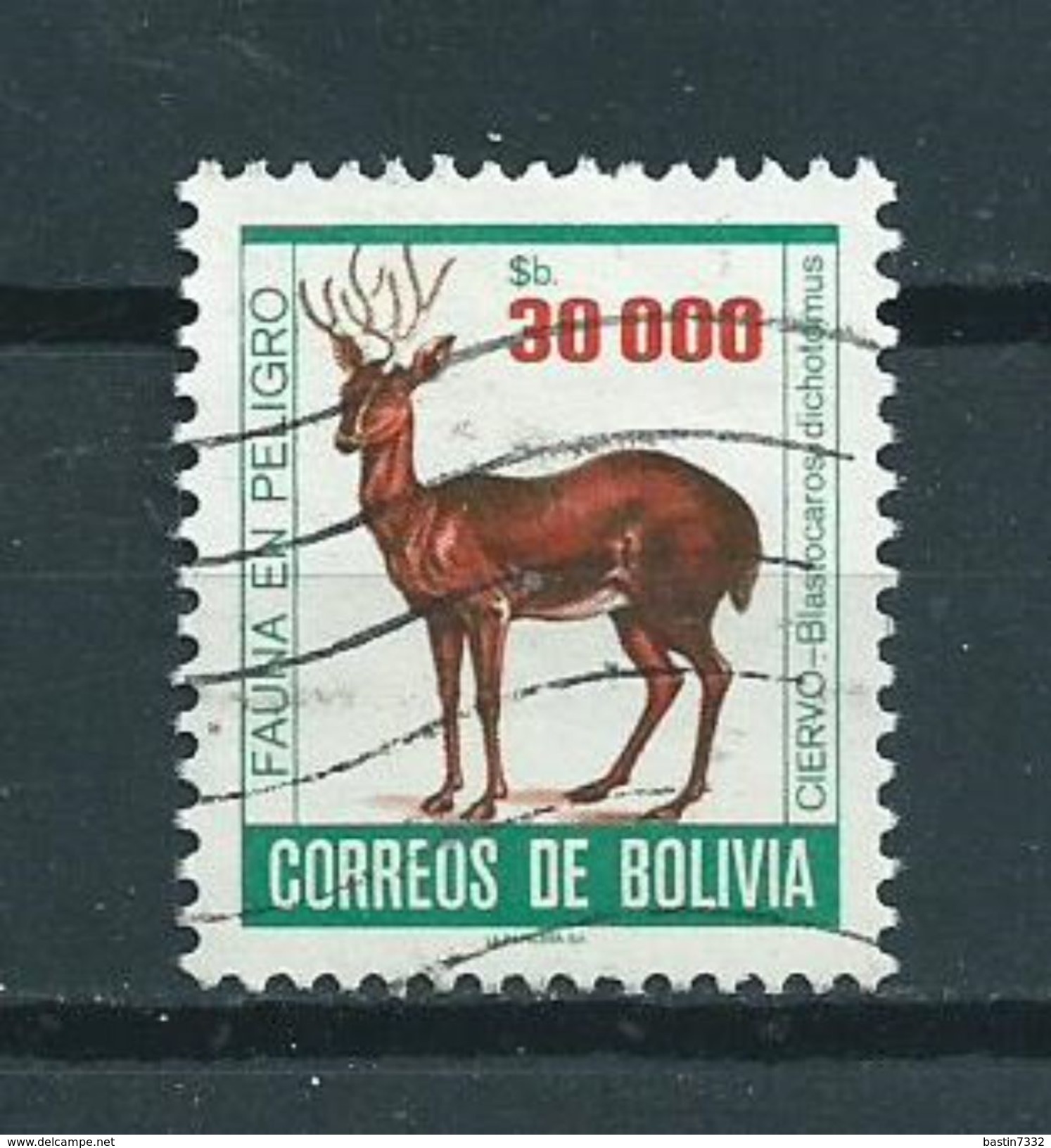 1985 Bolivia Animals,dieren,tiere Used/gebruikt/oblitere - Bolivie