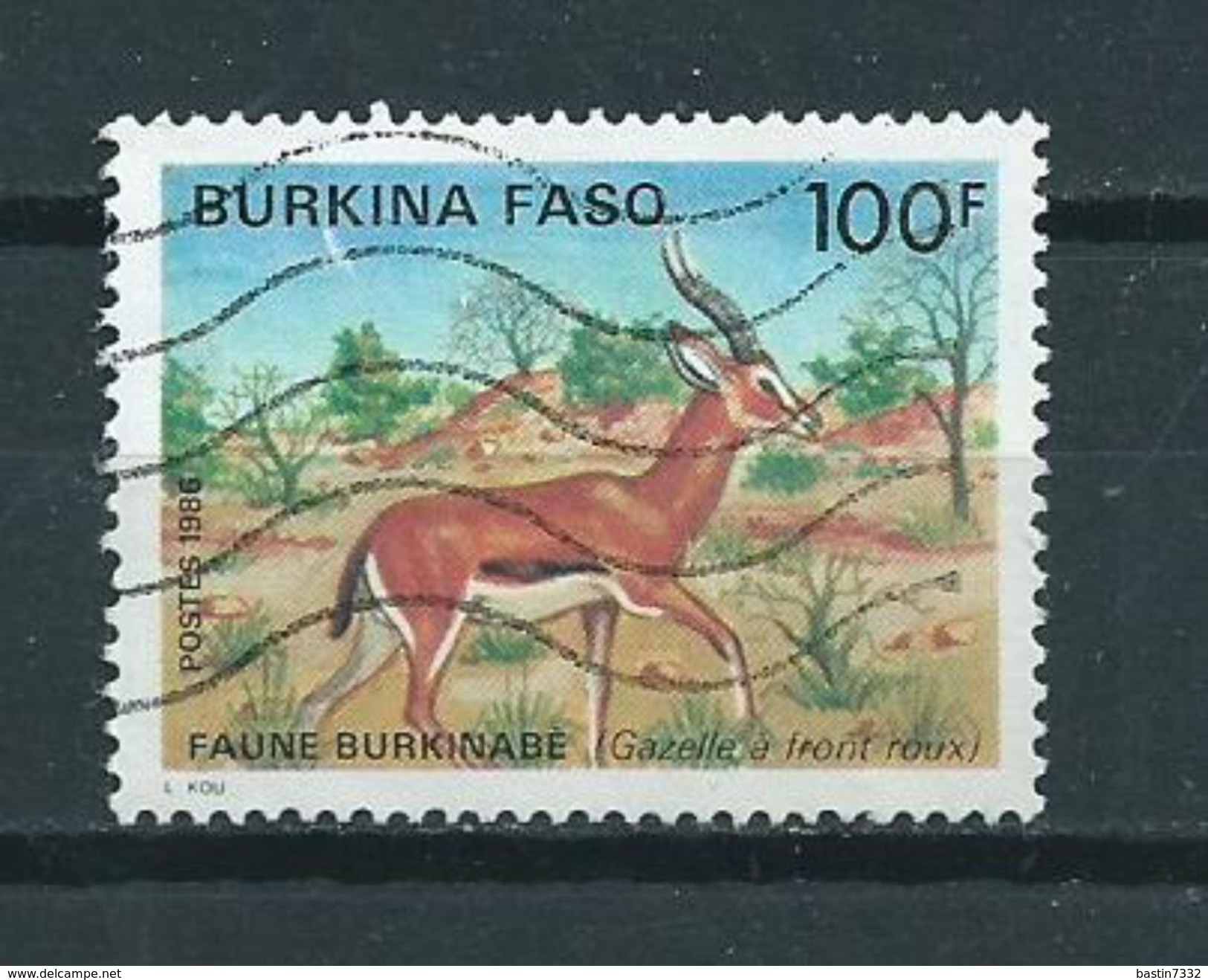 1986 Burkina Faso Animals,dieren,tiere Used/gebruikt/oblitere - Burkina Faso (1984-...)